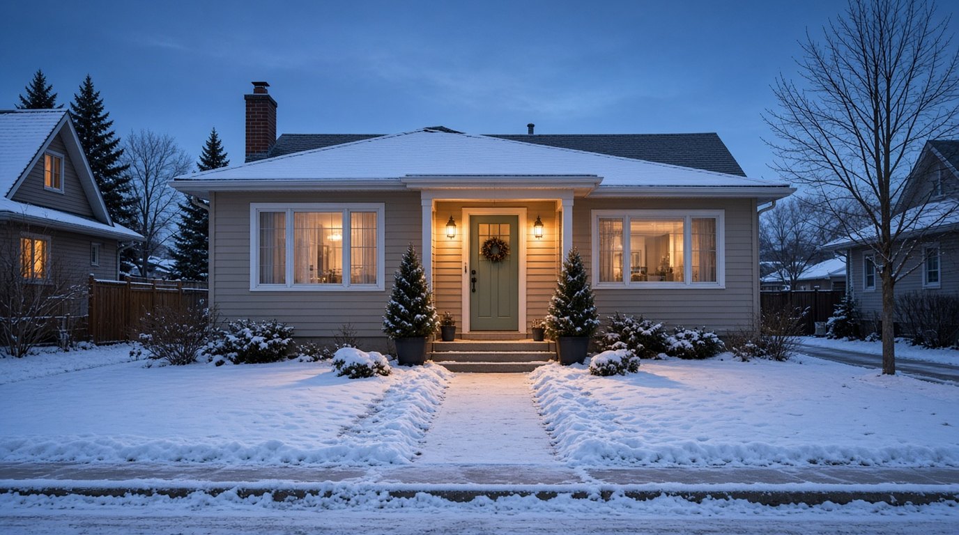 Curb Appeal in Winter, How to Make Your Home Look Great Under Snow