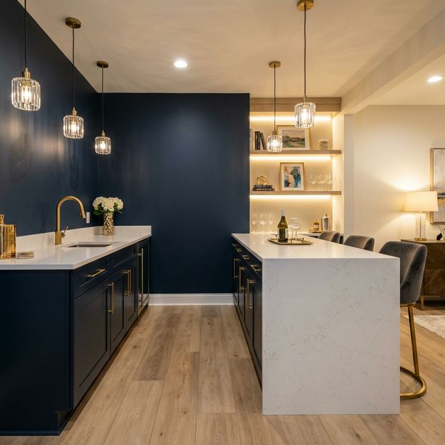 Project Lilac — Basement Wet Bar & Lounge — Basement in Winnipeg, MB